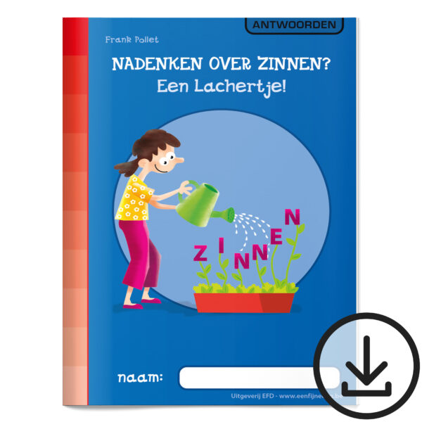 06a. Nadenken over zinnen? Een Lachertje! (antwoordboek digitaal)